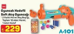 MGS OYUNCAK HEDEFLİ SOFT ATIŞ OYUNCAĞI fiyat ve kampanya bilgisi